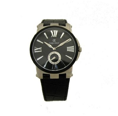 Oskar Emil Boston Elegant Ultra Thin Retro with Leather Strap