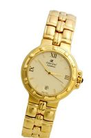 Oskar Emil Casablanca 302 Gents Gold Plated Stainless Steel with Date
