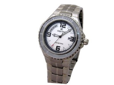 Oskar Emil Man's Cadiz Stainless Steel with Day and Date