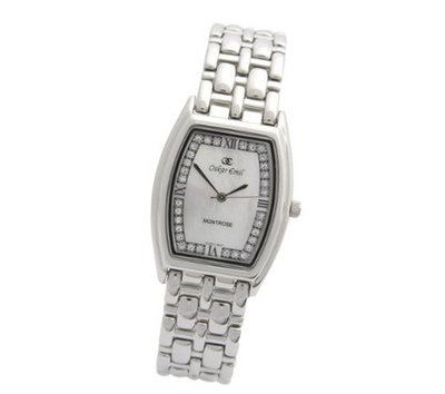 Oskar Emil Montrose Silver Crystal Set Unisex