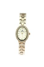 Oskar Emil Paris Stainless Steel Crystal Set Mother of Pearl