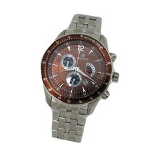 Oskar Emil Stockholm Brown Black Chronograph Gent's With Date