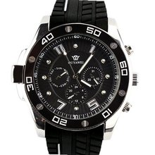 Ouyawei Black 6 Hands Dial Automatic Wrist OYW-1209B
