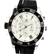 Ouyawei Black Case White Chronograph Dial Automatic Wrist OYW1209W