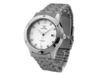 Ouyawei Round Automatic Stainless Steel Silver Band White Dial Silver Bezel es Mechanical es