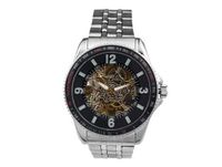 Ouyawei Round Hollow Black Dial Silver Bezel es Water-Proof Mechanical es Stainless Steel