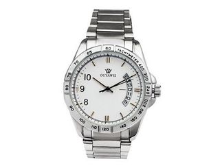 Ouyawei Stainless Steal Round White Dial Mechanical es