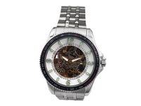 Ouyawei Water-Proof Mechanical es Round Hollow Silver Bezel es Stainless Steel