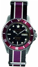 Oxygen Bordeau unisex quartz with black Dial analogue Display and multicolour nylon Strap EX-DV-BOR-41-BLIVPL