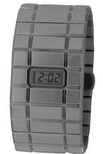 Palazzo Brugiotti 2LC1.1 grey stainless-steel band .