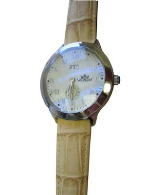 Palazzo Brugiotti 2MP4 beige calfskin band .