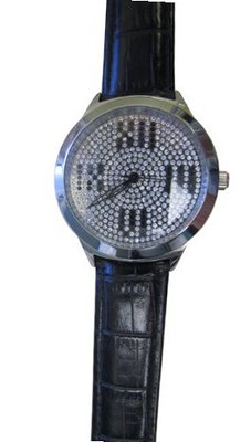 Palazzo Brugiotti 2MP7 black calfskin band .