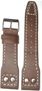 20mm Brown IWC Soft Calf Leather Pilot Strap 115/75