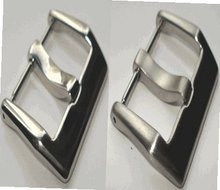 B & R Style Buckle Spring Bar lug size 20 finish Polish
