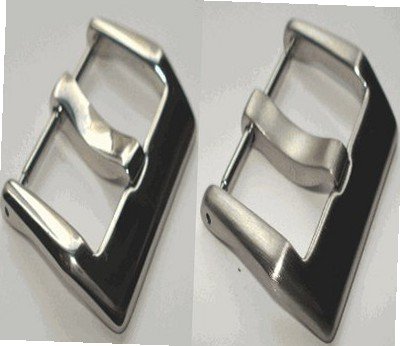 B & R Style Buckle Spring Bar lug size 20 finish Polish