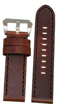 Panatime 24mm XL Vintage Tobacco With Black Stitching