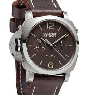 Panerai Special Editions Luminor 1950 Chrono Monopulsante Left-handed 8 Days Titanio