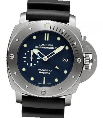 Panerai Special Editions Luminor Submersible 1950 Regatta 3 Days GMT Automatic Titanio