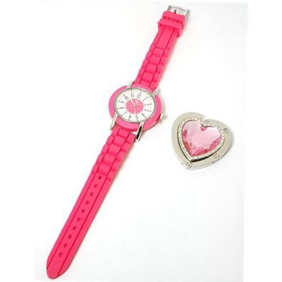 Paris Hilton Pink Strap Ladies Fashion and Heart Handbag Holder HWX007B