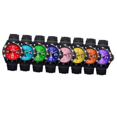 Paris Black and Colorful Dial Wrist for Woman Designed in France