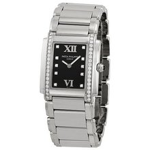 Patek Philippe Twenty-4 Black Dial Stainless Steel Diamond Ladies 4910-10A-001