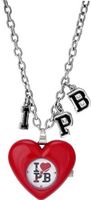 Pauls Boutique PA009RDSL Ladies Red Heart Necklace