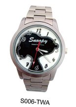 Silver Colored Snoopy Silhouette - Peanuts Wrist