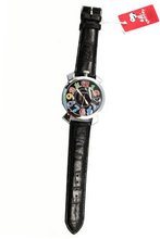 uPeanuts Black Leather Colorful Numbered Snoopy - Snoopy 