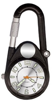 Adventure Gear Series Water Resistant Black Carabiner Clip-On , # 9150KX