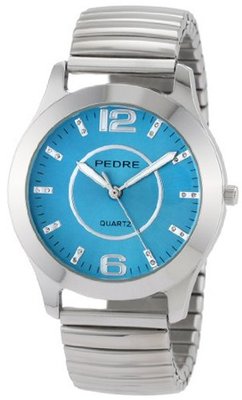 Pedre 0091SLX Silver-Tone Expansion Bracelet