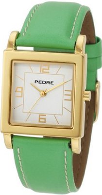 Pedre 7954GX Gold-Tone with Lime Leather Strap