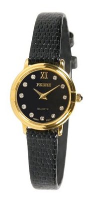 Pedre Classic Petite Gold-Tone Leather Strap # 6247GX