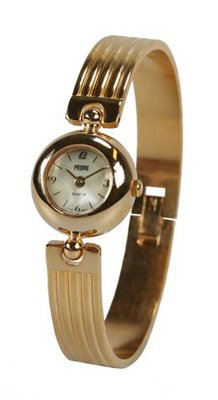 Pedre Gold-Tone Hinged Bangle # 3355GX