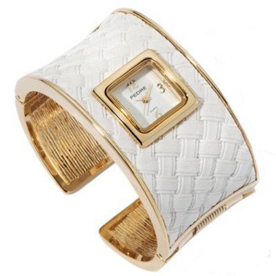 Pedre Gold-tone Quilted Cuff - 3400GX