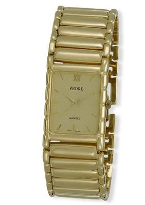 Pedre Rectangular Gold Tone Bracelet # 0189GX