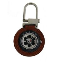 Silver-Tone Car Wheel Keychain/ Clip-On - 9200SE