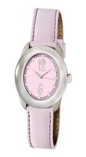Silver-Tone Pink Patent Strap # 6062SX