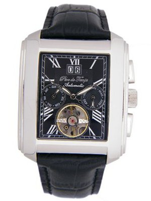 Père de Temps 3027 Black Patton Automatic Self Wind Black Dial
