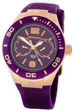 Père de Temps Purple Satin Sport Quartz Purple Dial