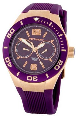 Père de Temps Purple Satin Sport Quartz Purple Dial