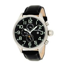 Pere de Temps Unisex 3021 Nouveau Indiglo Automatic Mechanical Stainless Steel Exhibition Case Back