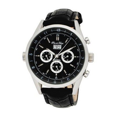 Pere de Temps Unisex 3024 D`abord Architect Automatic Mechanical Stainless Steel with Exhibition Case Back