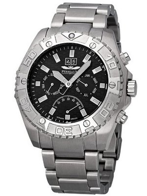 Perigaum 1972 Automatic P-1107-AS-S-BRC Automatic for Him Solid Case