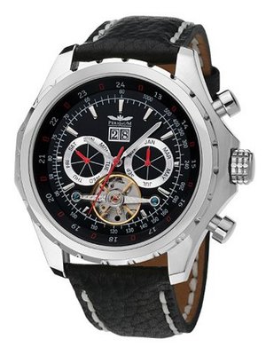 Perigaum Stainless w/ Black Dial Navigator