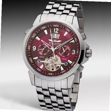 Perigaum 1972 Datomat Automatic P-0901-SBr-BRC Automatic for Him Open Balance Spring