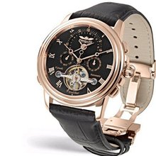 Perigaum 1972 Excalibur P-0502-RGS Automatic for Him Second Time Zone