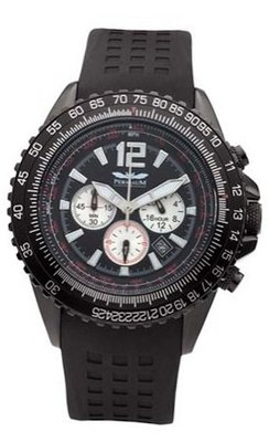 Perigaum 1972 Flightmaster P-0816-BS-BRC Chronograph for Him Solid Case