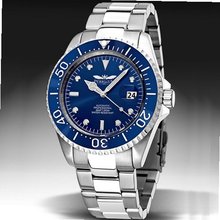 Perigaum P1308SSBL Pro Diver Automatic Bracelet