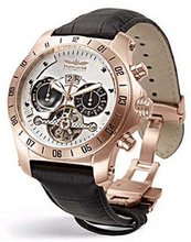 Perigaum Transatlantic Automatic Skeleton Rose Gold - White Dial - 0605RW