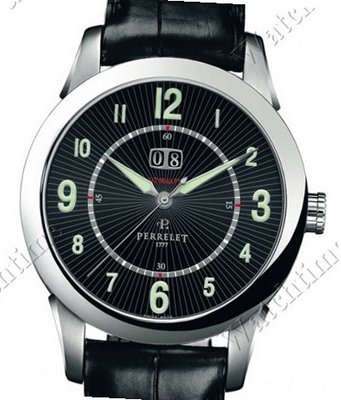 Perrelet  Classique, Three Hands Big Date
